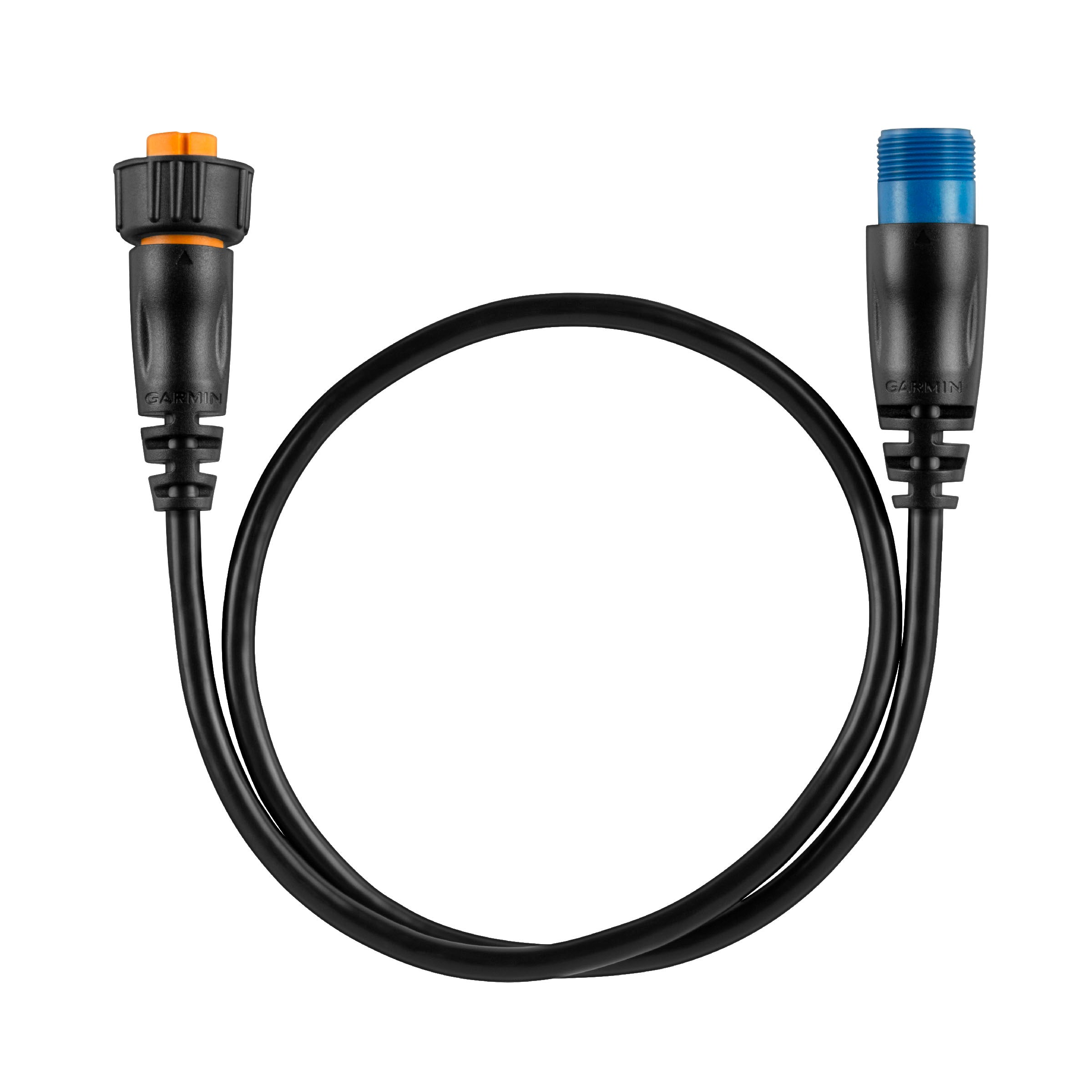 Garmin 8-pin Transducer to 12-pin Sounder Adapter Cable with XID