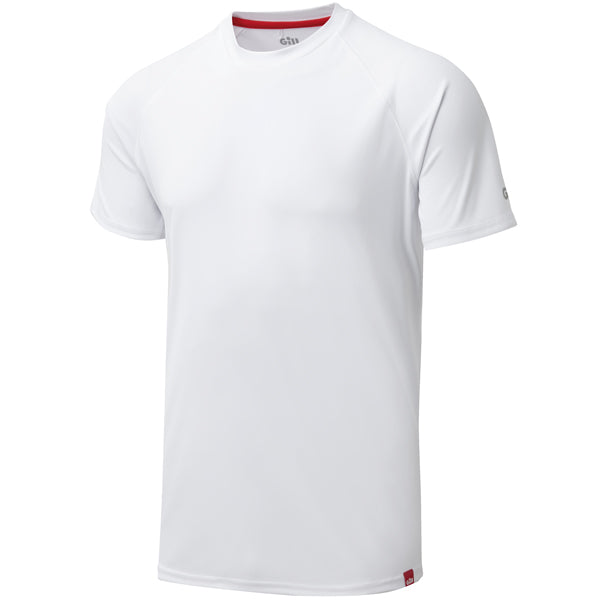 Gill UV010 Men's UV Tec T-Shirt Hvid