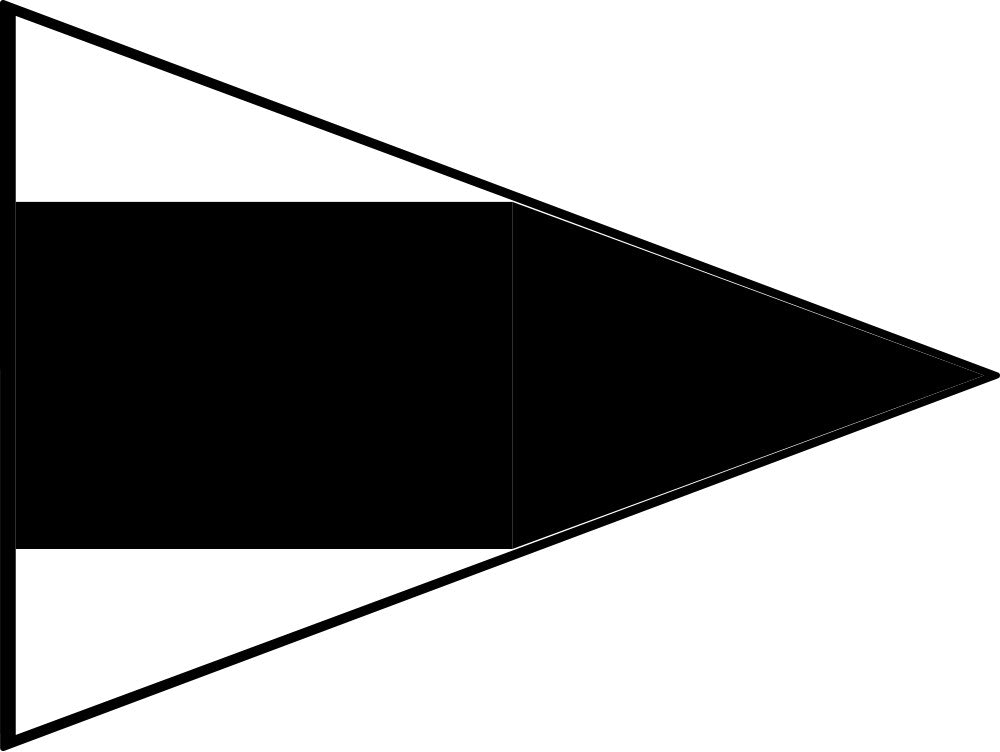 Signalflag vævet 30x45cm C