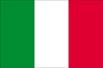 Gæsteflag Italien trykt 30x45cm