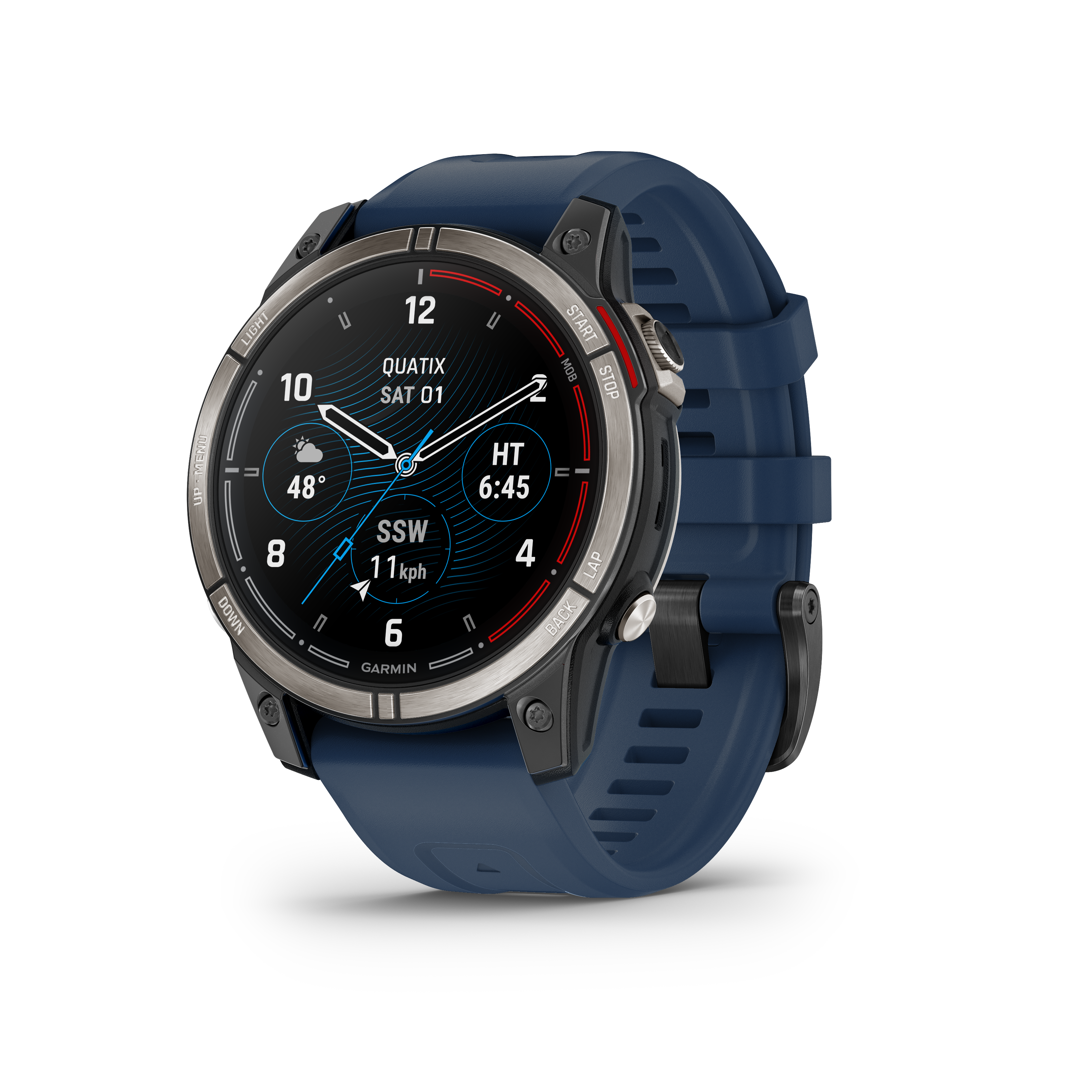 Garmin Quatix® 7 Pro Marine GPS-smartwatch med AMOLED-skærm (NYHED) 010-02803-81