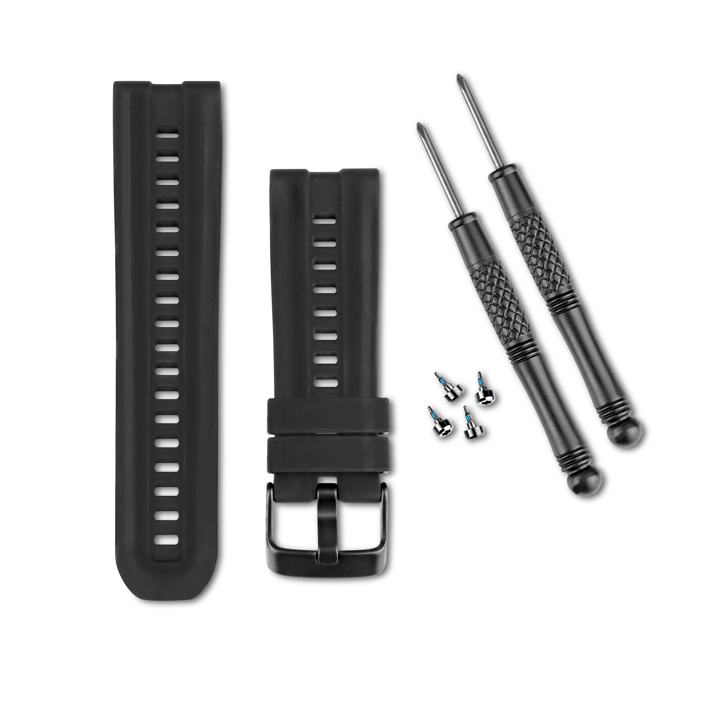 Garmin Strap, black silicone (fenix/fenix 2/tactix/quatix/D2)