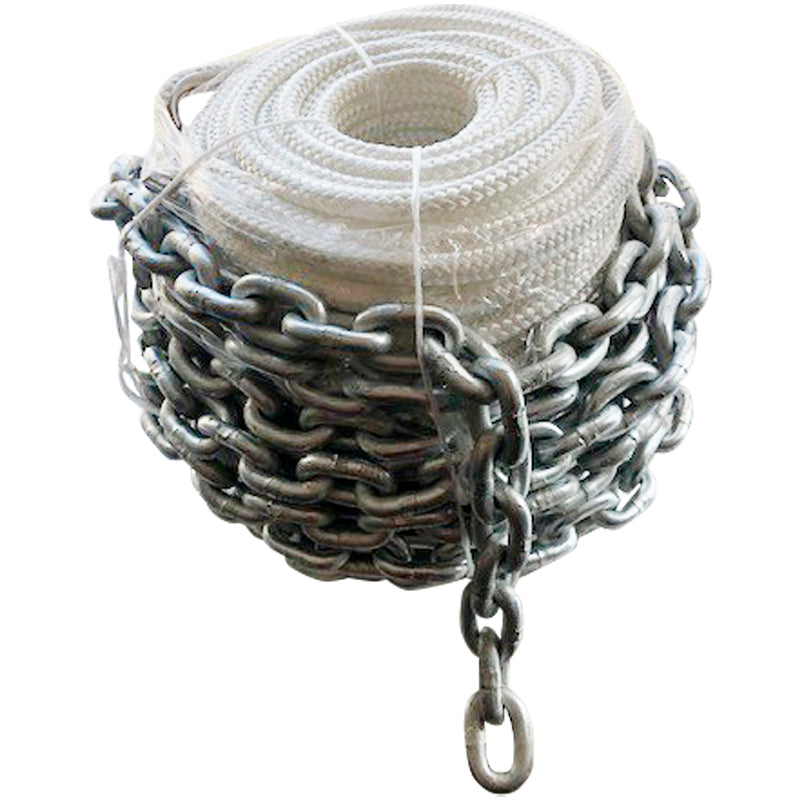 Anchor chain 5m x 6mm and 30m line