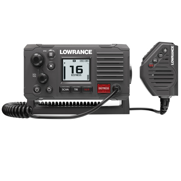 Lowrance Link-6S VHF radio with GPS, black