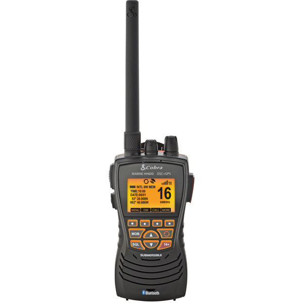 Cobra Marine portable VHF radio HH600, with GPS/DSC