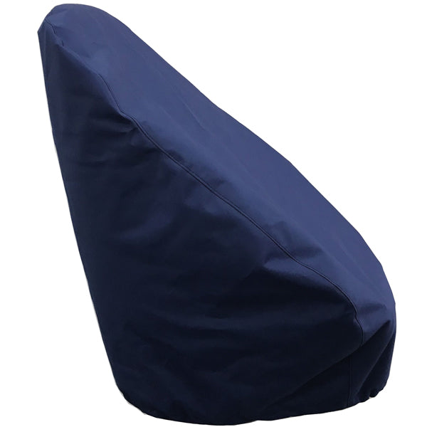 Canvas cover for single steering chair blue
