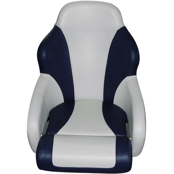 Steering chair with flip-up Navy/light grey