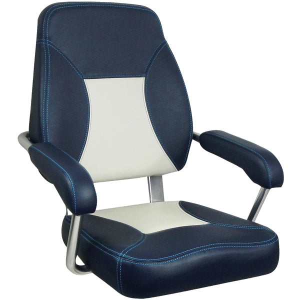 ESM steering chair mini mojo with fixed armrests navy/light grey