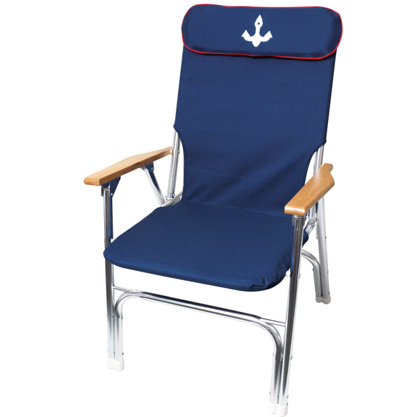 Deck chair Royal with high back