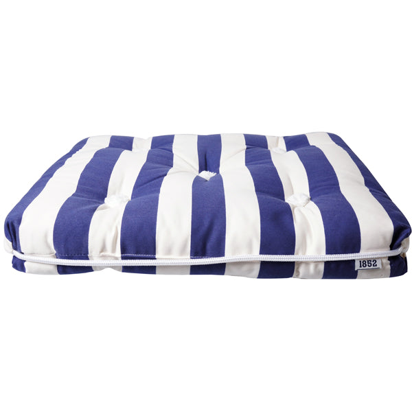 Kapok pillow single striped navy/white