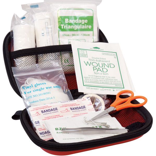 First aid kit in bag