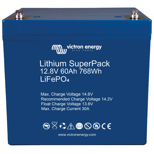 Victron lithium SuperPack 12V eller 25,6V