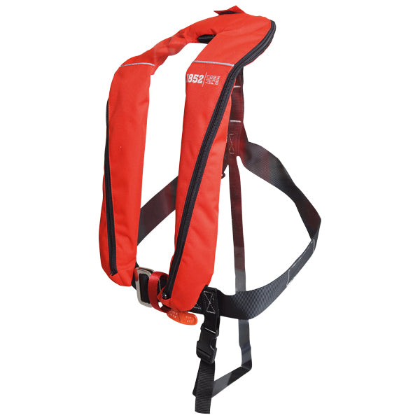 1852 Aero vest ISO 165N 33g HR red with harness
