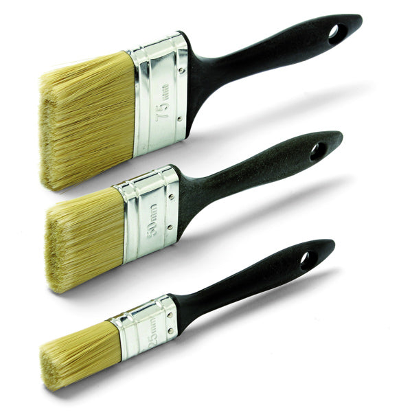 Brush set Marin 3 pcs. flat brushes, 25, 50 &amp; 75mm