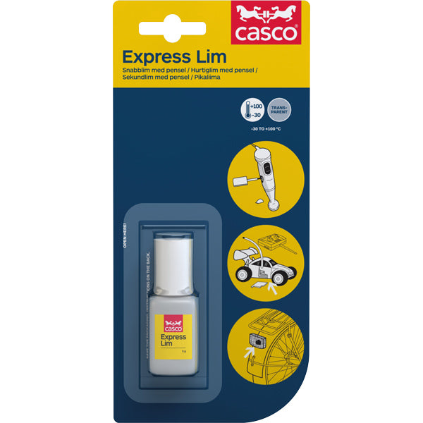 Casco Express Glue with brush 5 g. bottle