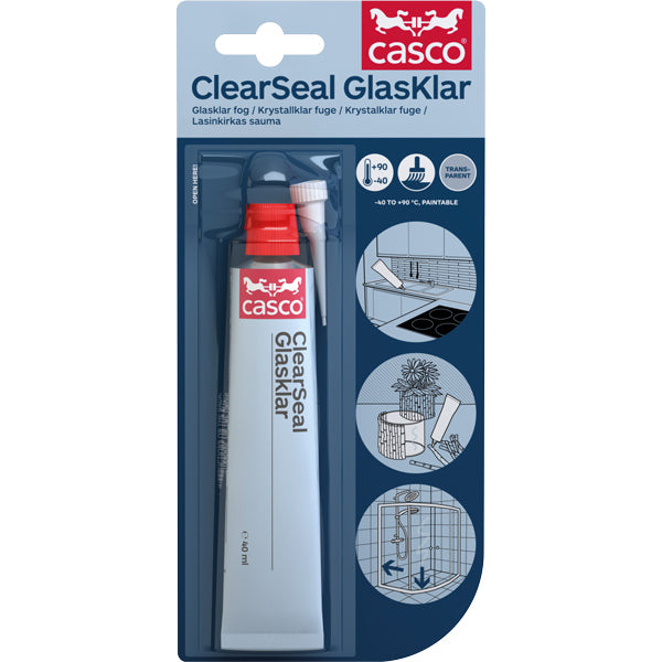 Casco ClearSeal Glass clear 40 ml tube