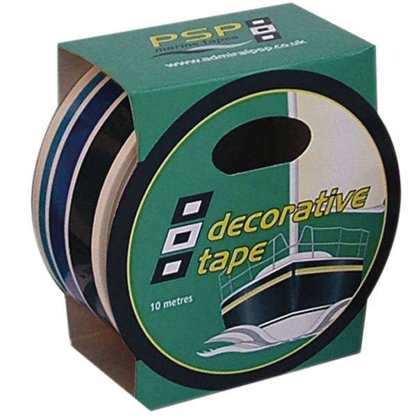 Vinyl tape Go-fast 27mm/10m m.blå/blå/lb