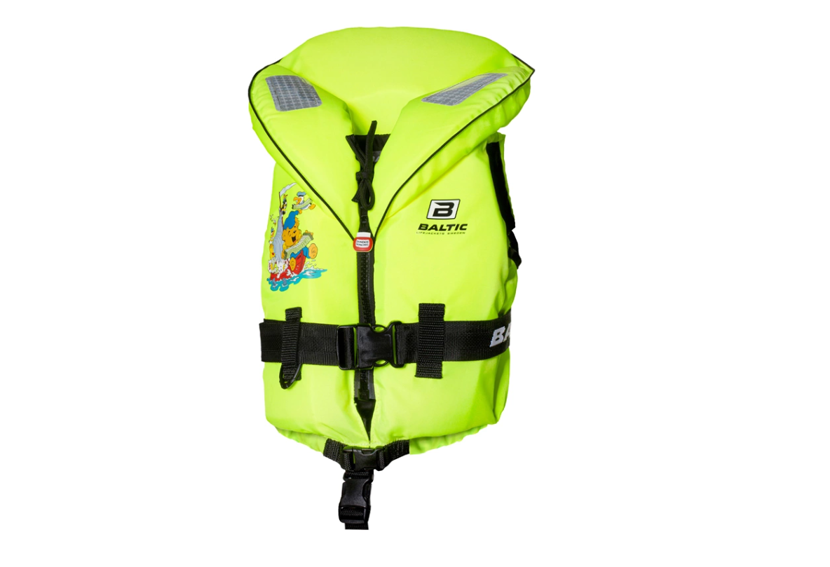 BALTIC Teddy bear life jacket UV-yellow 15-30 kg