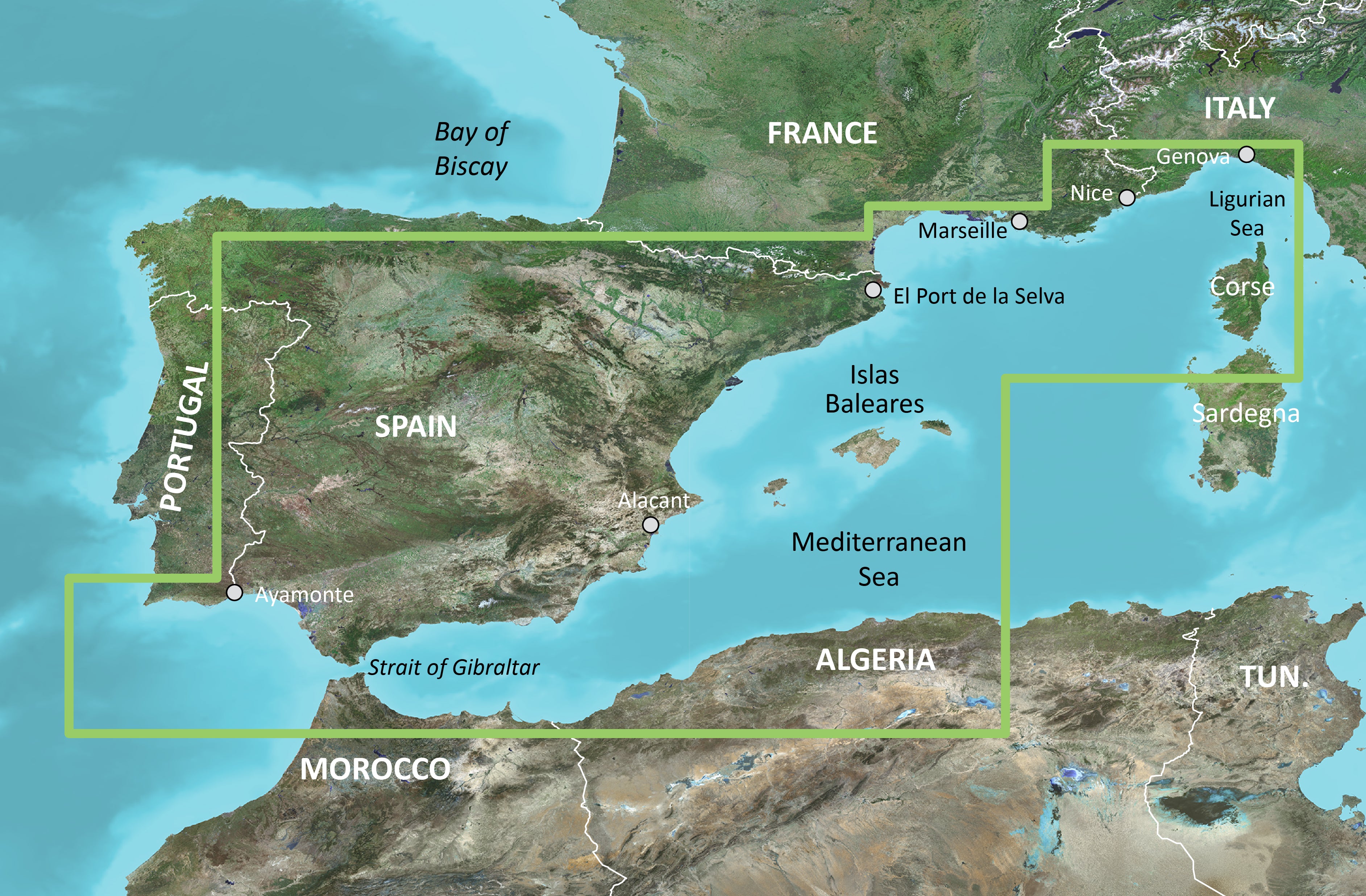 Garmin VEU010R-Spain,Mediterranean Coast