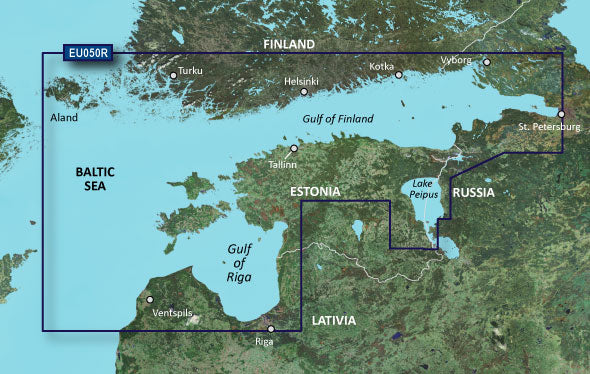 Garmin VEU050R-Gulfs of Finland &amp; Riga