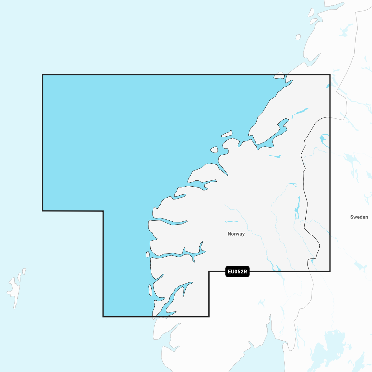 Garmin Norwegen, Lista bis Sognefjord - Seekarten