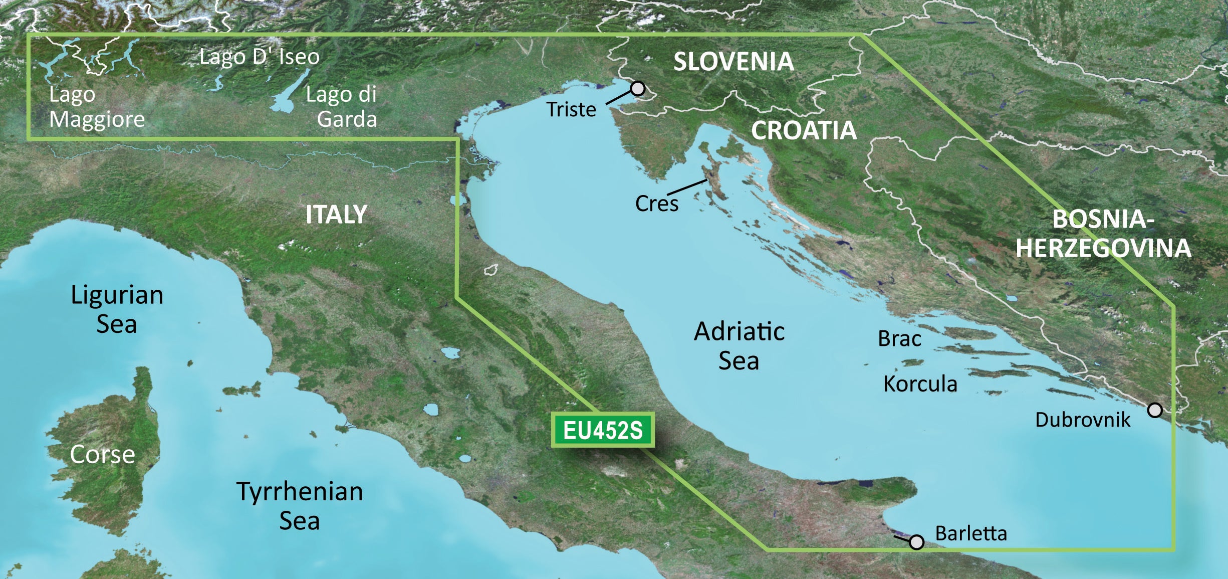 Garmin VEU452S-Adriatic Sea, North Coast