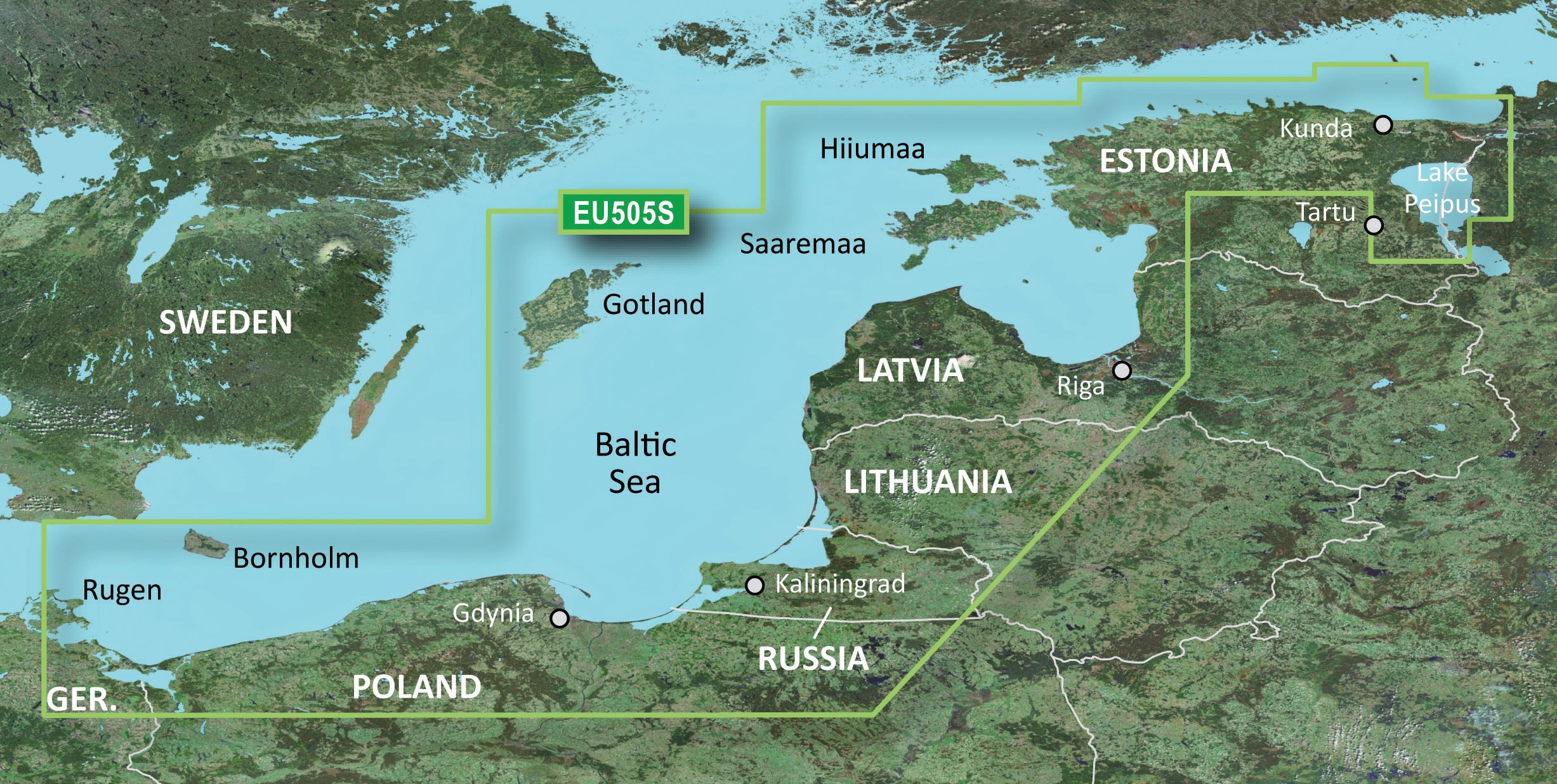 Garmin VEU065R-Baltic Sea, East Coast