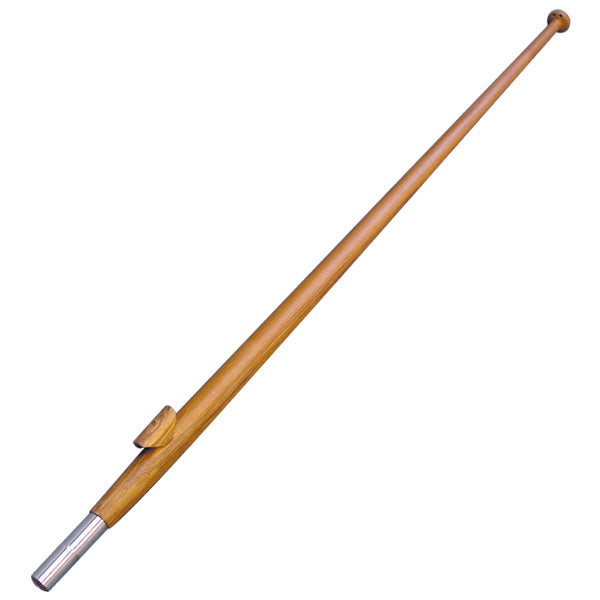 1852 Flagspil i teak 120 cm bøsning; Ø25mm, L-100mm