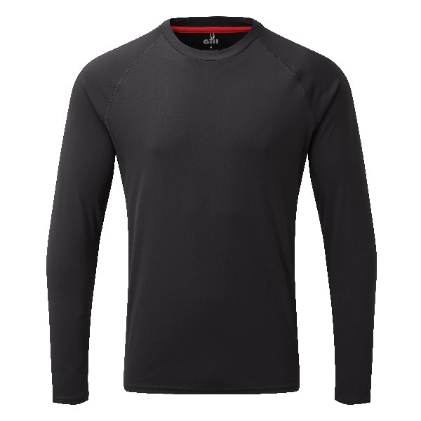 Gill UV011 Men's UV Long Sleeve Tec T-Shirt Charcoal