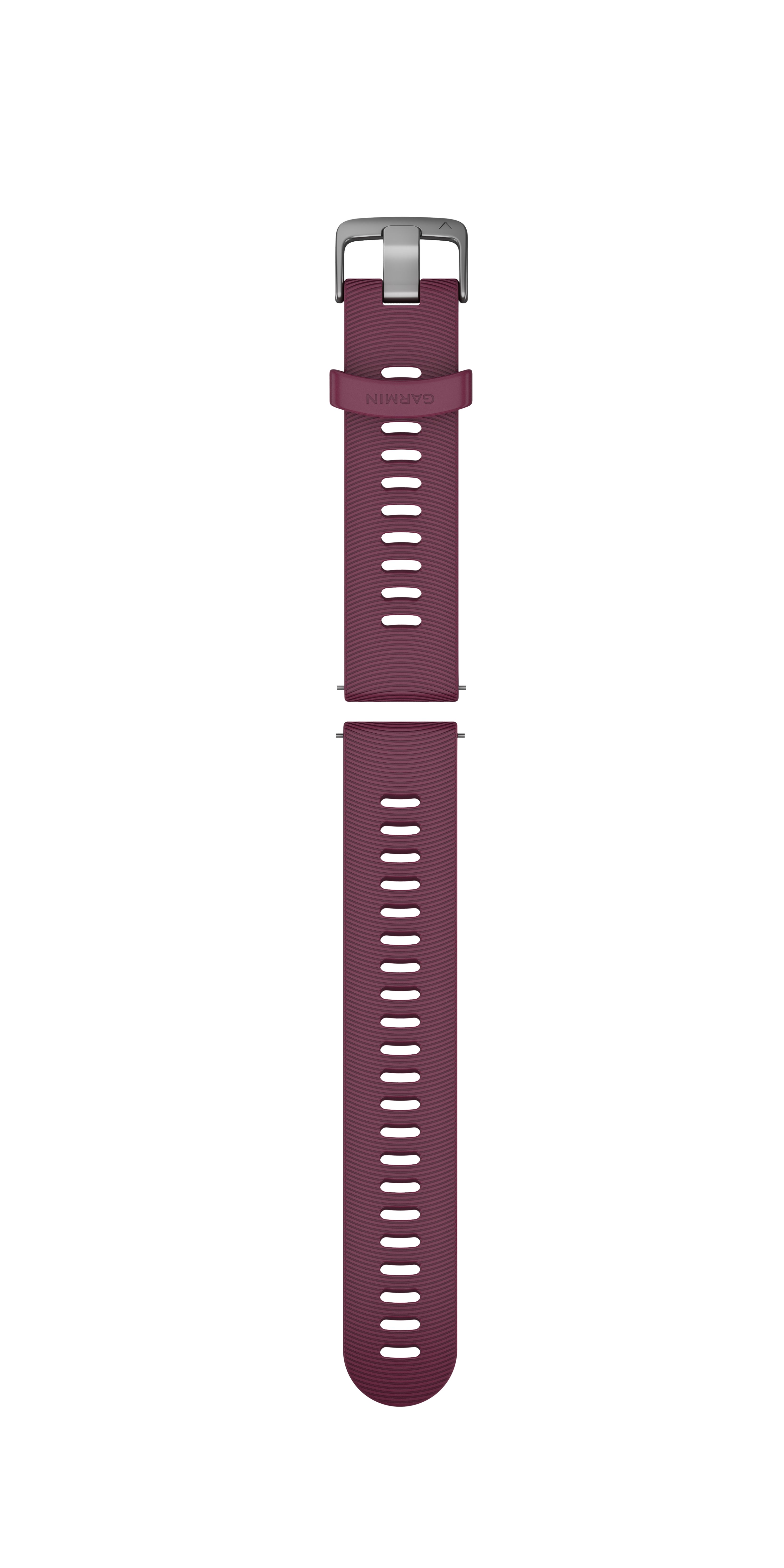 Garmin Quick Release-remme (20 mm), Berry silikonerem, rustfrit stål hardware