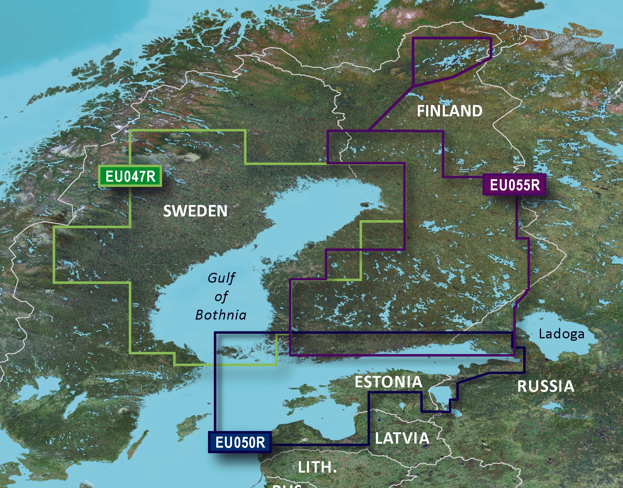 Garmin VEU050R-Gulfs of Finland & Riga