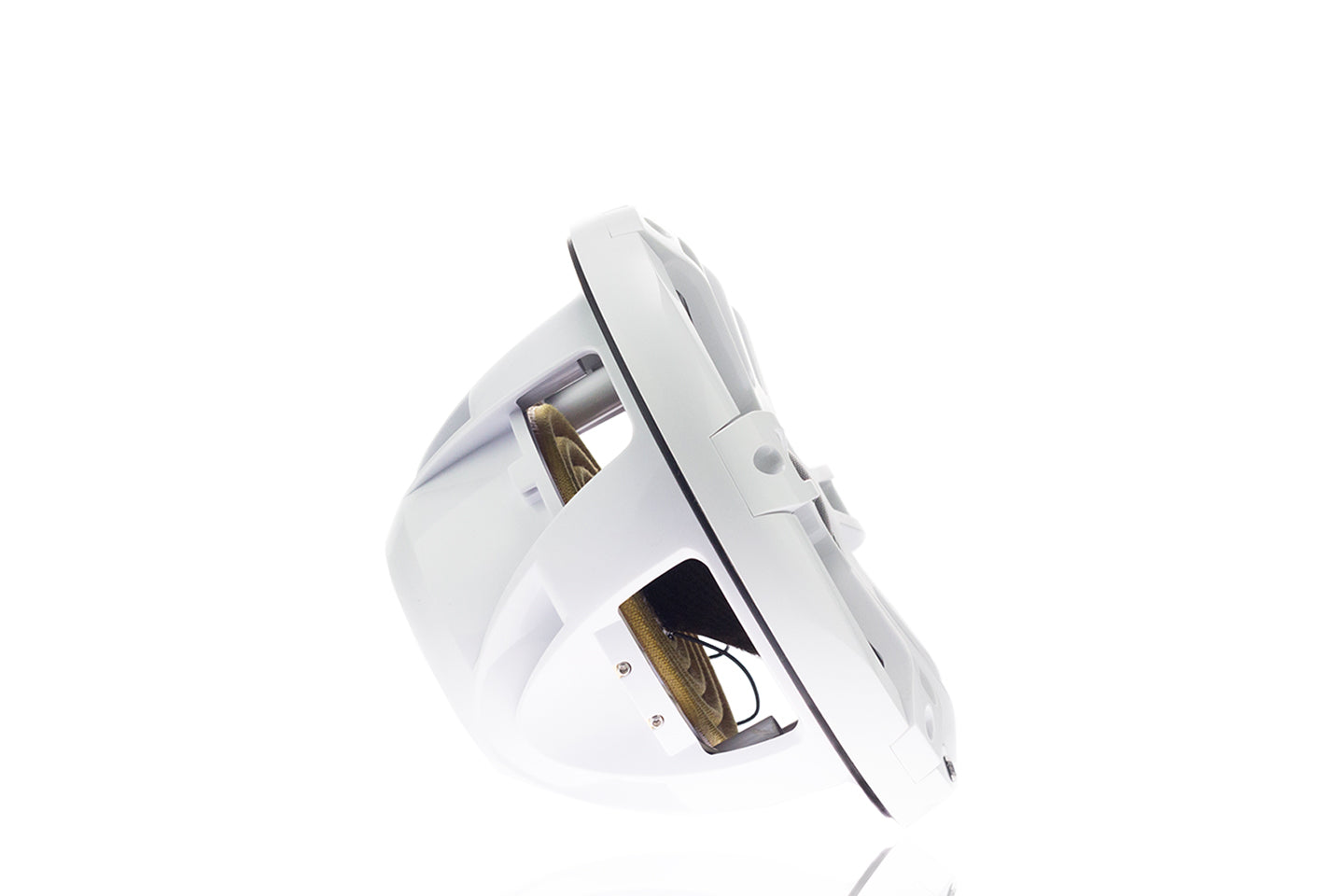 Garmin koaksial hvid sportsmarinehøjttaler med CRGBW LED-belysning