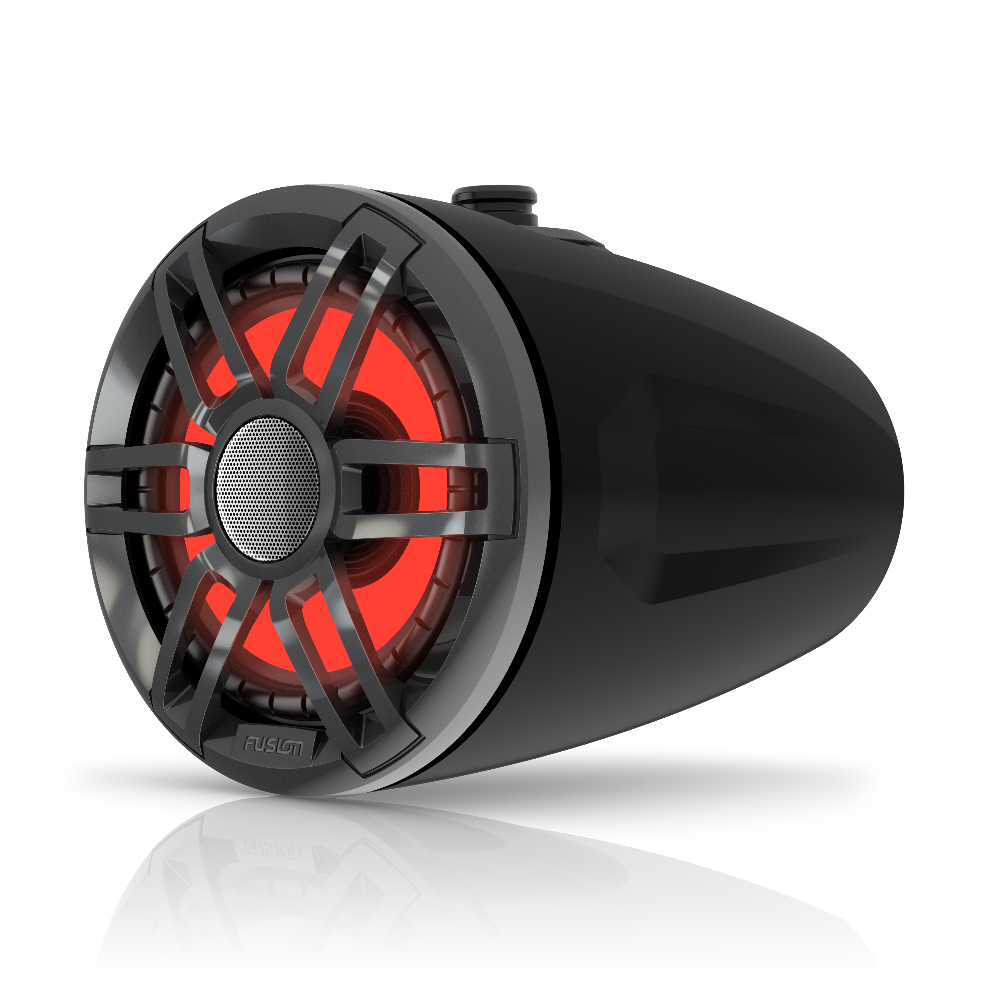 Garmin Fusion® XS Series Wake Tower Marinehøjttalere, 6,5" 200 watt Sports Black wake tower marinehøjttaler med RGB LED-belysning