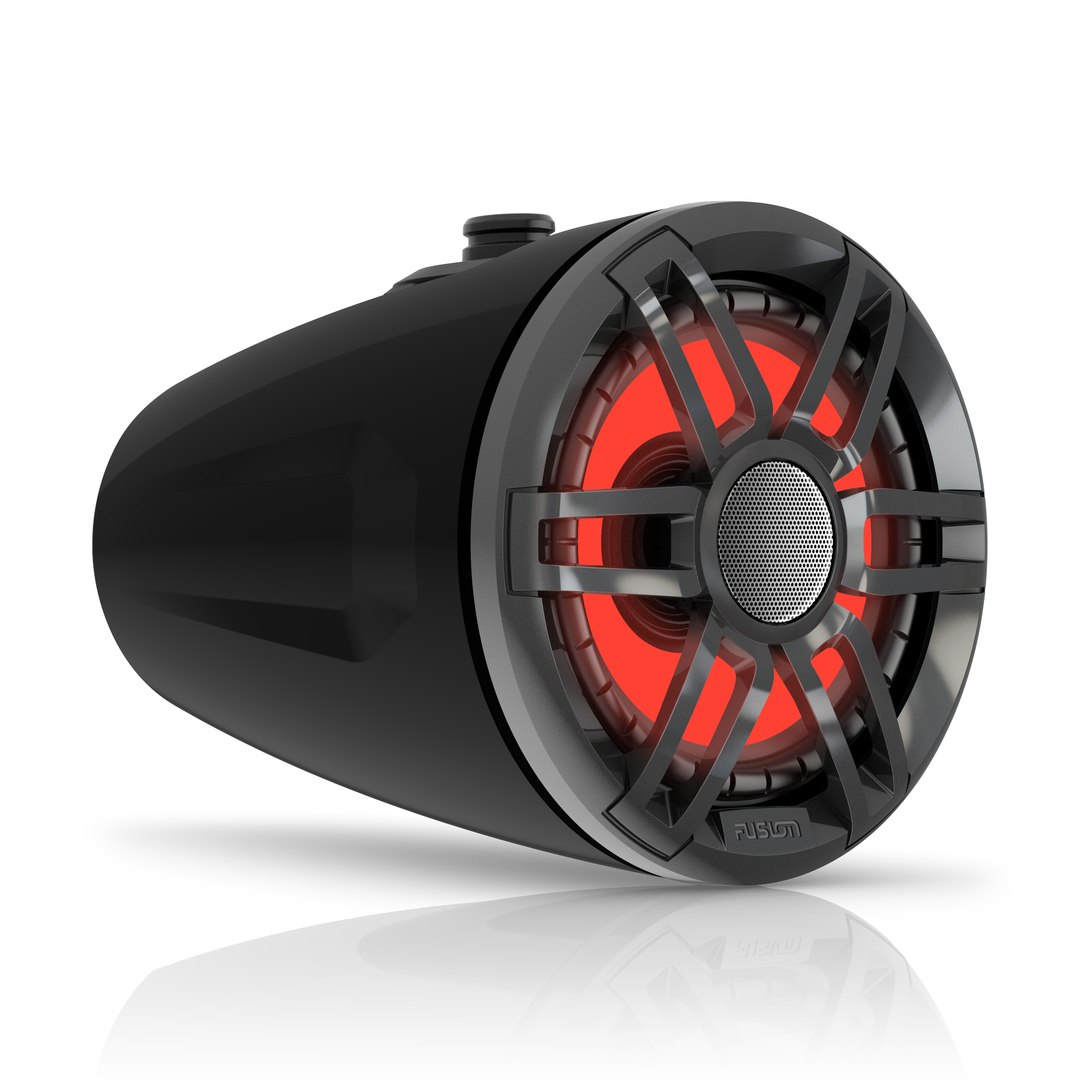 Garmin Fusion® XS Series Wake Tower Marinehøjttalere, 6,5" 200 watt Sports Black wake tower marinehøjttaler med RGB LED-belysning