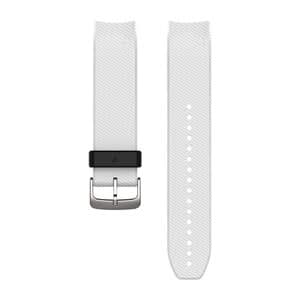 Garmin QuickFit® 22 watch strap (Approach® S60), White silicone 