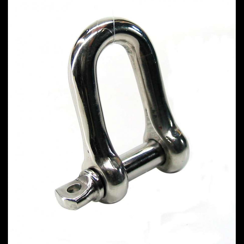 D-shackle, rf. round steel, 4 mm