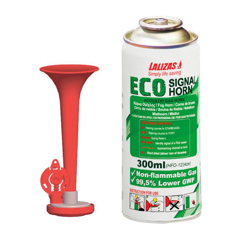 Tågehorn med Eco airhorn 300 ml.