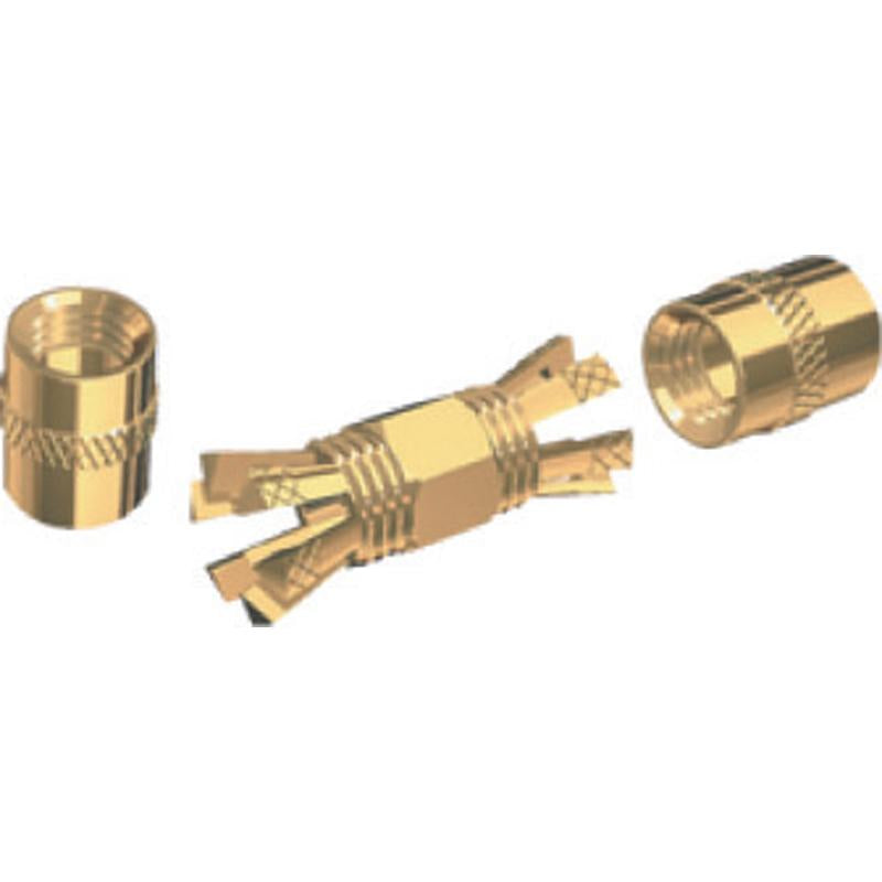Gold-plated connector for RG58