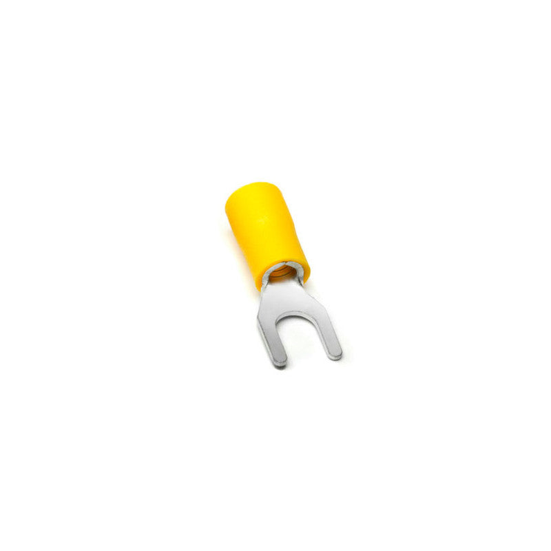 Fork cable lug M8 6.0mm2 yellow 50s