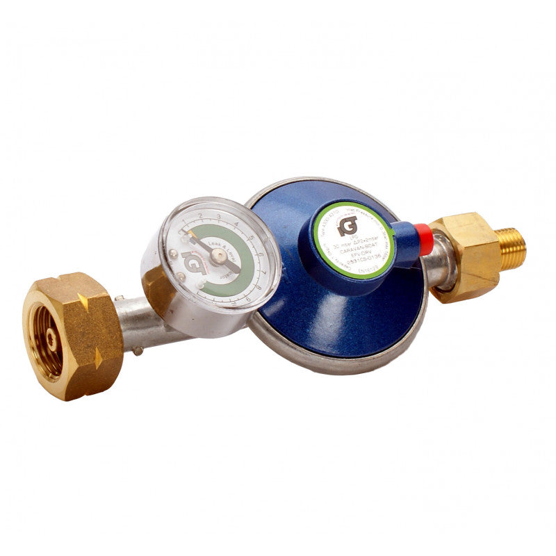 Gas regulator must be used together with shut-off valve 1094598