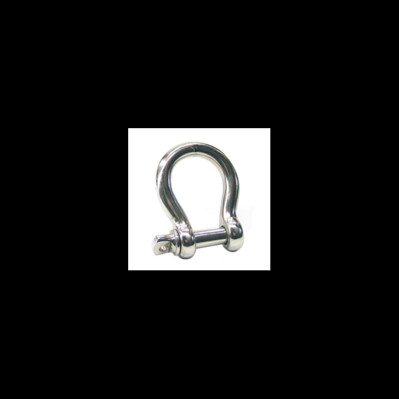 Shackle H round st. AISI 316, 4 mm