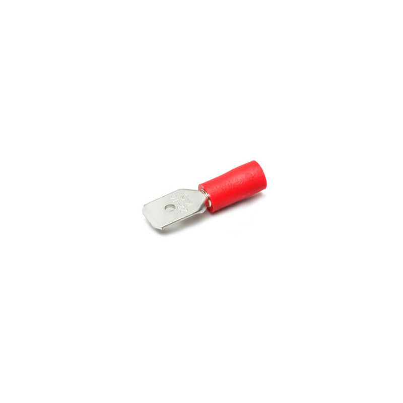 Flat male 2.8 1.0mm2 red 50s