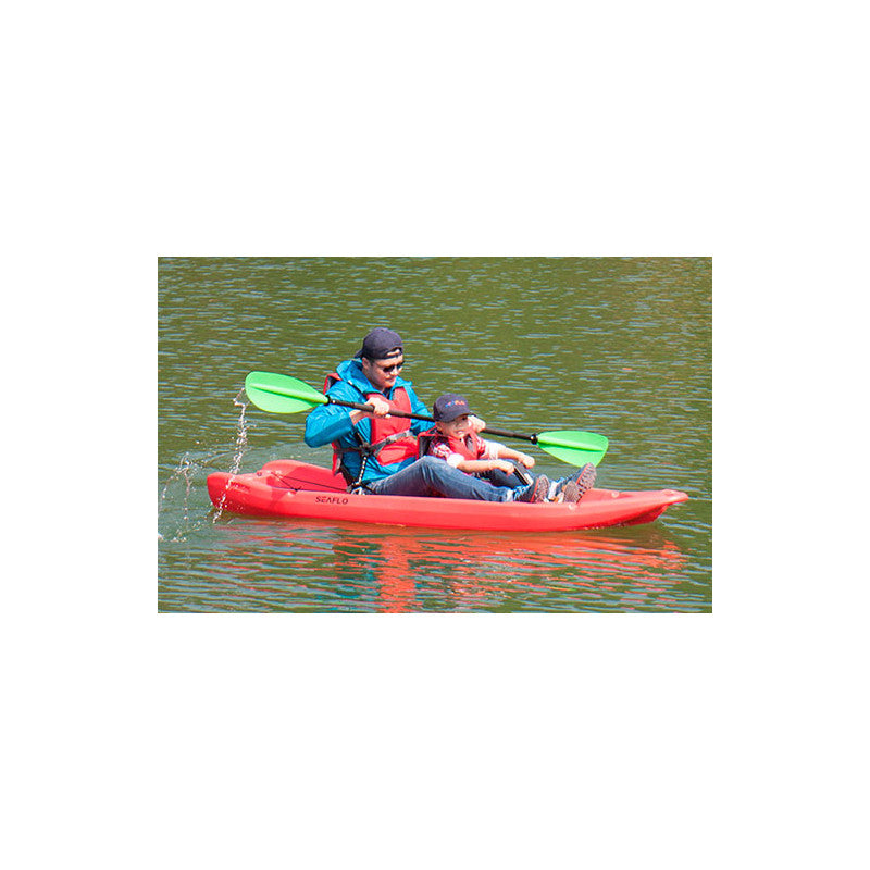 Kayak, voksen+barn, rød, komfort,238,5cm
