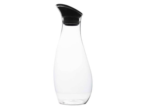 Carafe with black lid
