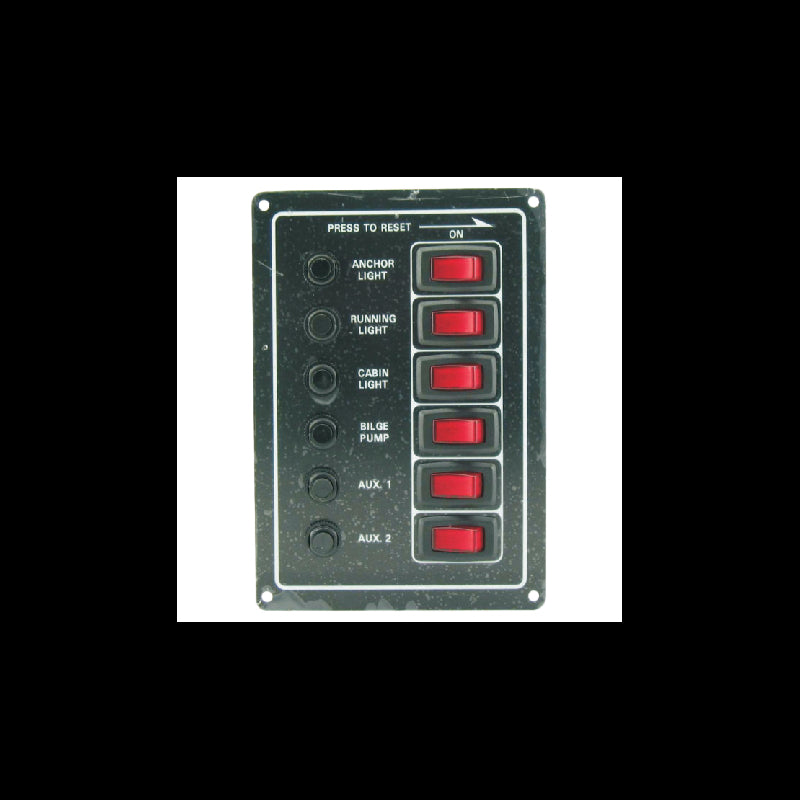 Contact panel Thermo 6 ktkt./light