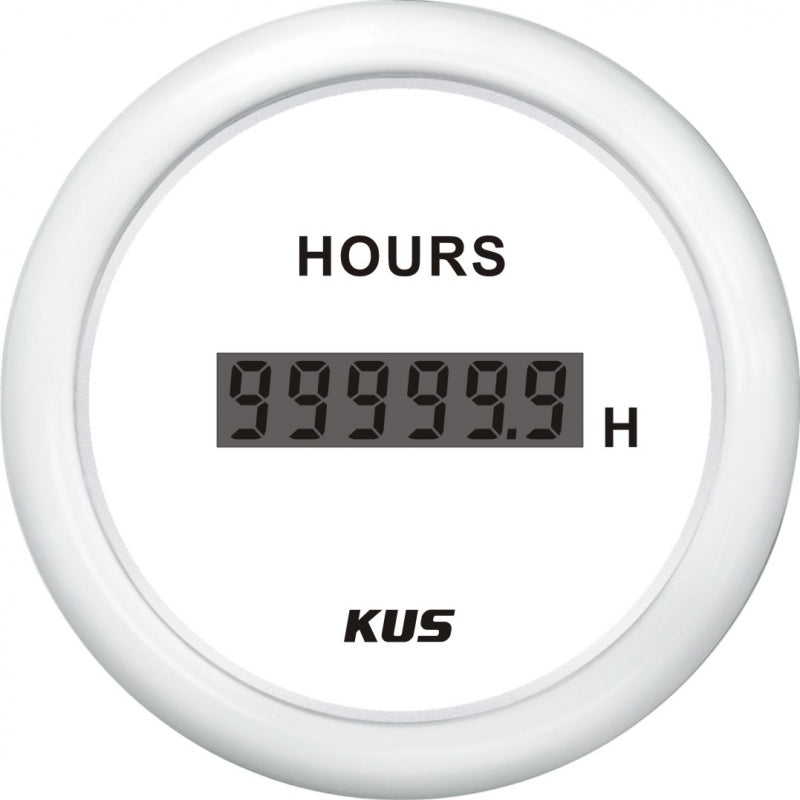 KUS Digital Hour Counter Black 12/24V