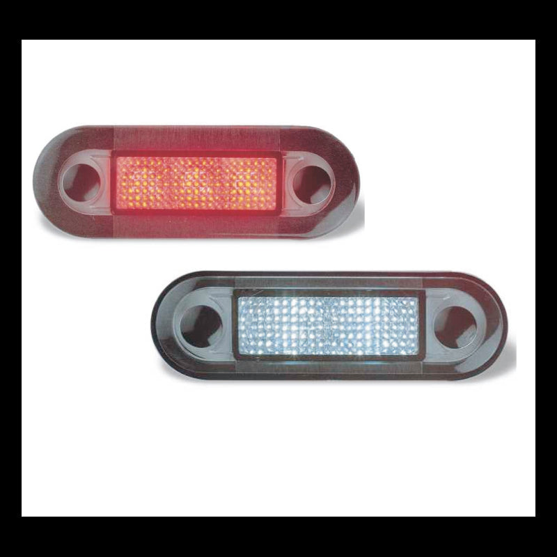 LED lamp red 3dio. red glass 12V