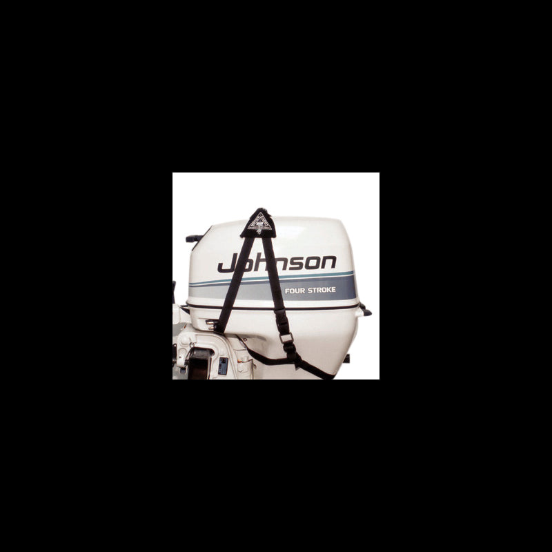 Lifting strap for outboard motor