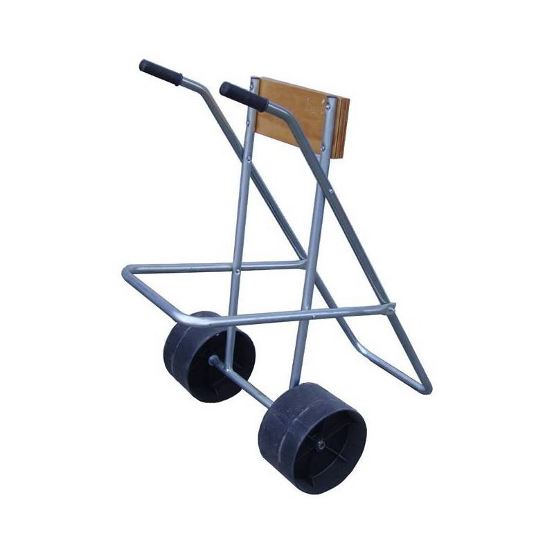 Engine stand/wagon with wide wheels