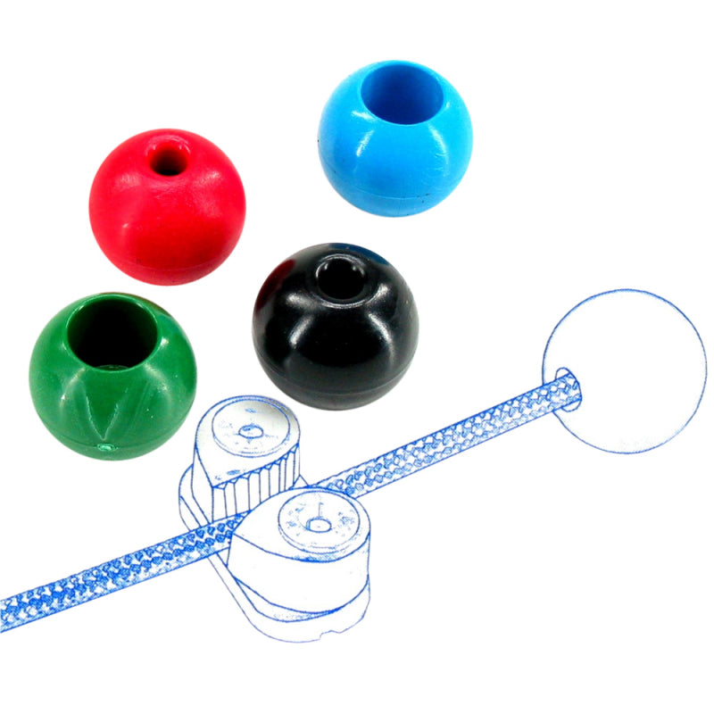 Plastic balls, 4 sizes/colours